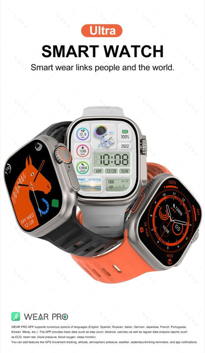 T900 Ultra Smart Watch | Full Touch 2.09″HD Screen Smart Bluetooth Calling