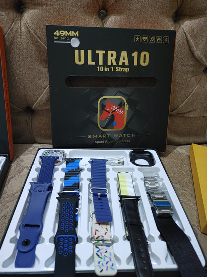 Ultra 10 Smartwatch | 10 in 1 Series 8 big 2.0′ HD Screen